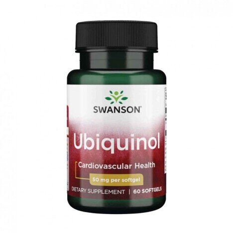 Swanson Ubiquinol, 50mg - 60 Capsule